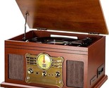 10 In 1 Bluetooth Record Player, 3-Speed Turntable For Vinyl With Speake... - £159.32 GBP