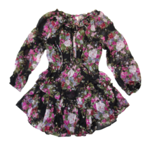 NWT LoveShackFancy Popover Mini in Midnight Muse Floral Ruffled Dress XS - £118.62 GBP