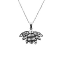 Outlander Inspired Celtic Bee Silver Pendant - £28.32 GBP