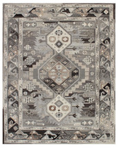 8&#39; X 11&#39; Natural Wool Southwestern Hand Tufted Non Skid Area Rug - $866.95