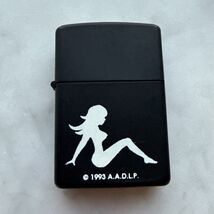 1993 A.A.D.L.P. Flint Lighter - Trucker Girl - Pinup Silhouette AADLP - $14.85