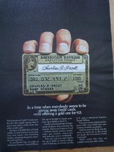 American Express Executive Credit Card Print Magazine Advertisement 1968 - £3.90 GBP