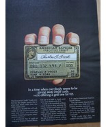 American Express Executive Credit Card Print Magazine Advertisement 1968 - $93.33 MXN