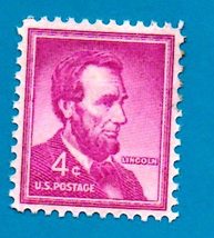 Scott  #1036 Mint US Postage Stamp (1954) 4 cent Lincoln - £1.59 GBP