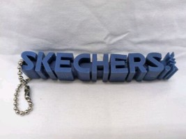 Vintage Skechers Blue Rubber Keychain 1990s 2000s - $12.86