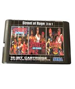 Royal Retro Streets Of Rage 3 In 1 For Sega Genesis Mega Drive 16 Bit Ga... - $742.19 MXN