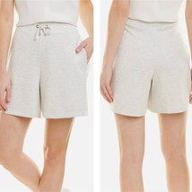 Ted Baker NWT Jersey Comfy Soft Shorts Drawstring Pockets Heather Gray Sz 4 / L - £44.82 GBP