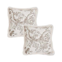 SOGA 2X 45cm Sage Green Botanical Embroidered Pillowcase - €53,84 EUR