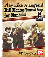 Play Like A Legend: Bill Monroe/Mandolin Book w/Audio Download - $20.99