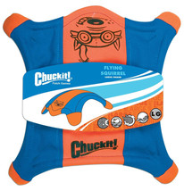 Chuckit! Flying Squirrel Dog Toy Blue/Orange 1ea/LG - £20.53 GBP