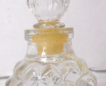 Avon EMPTY Clear Glass Cologne Bottle W Tight Stopper Pineapple Shape 5&quot; - £13.14 GBP