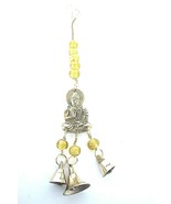 Buddha Brass Windchimes Wind Chimes with Beads and Bells 9 inch Gift for... - $11.66 CAD