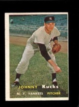 1957 TOPPS #185 JOHNNY KUCKS VGEX YANKEES *NY7648 - $6.62