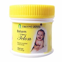 Tresno Joyo Balsem Telon Baby Balm Ointment, 40 Gram (Pack of 4) - £26.15 GBP