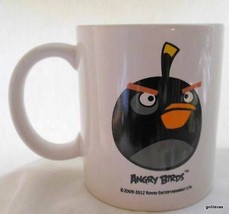 Angry Birds Mug Black Bird 4&quot; Cranky - £11.25 GBP
