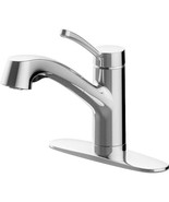 Glacier Bay McKenna Single Handle Pull Out Sprayer Kitchen Faucet in Chrome - £50.31 GBP