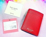 KATE SPADE Polly Card Holder in Red Brand New With Tags - $64.34
