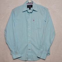 Abercrombie &amp; Fitch Men&#39;s Shirt Size S Blue Button Up Long Sleeve Muscle Dress - £14.80 GBP