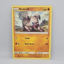 Pokemon Rockruff Sun Moon Trainer Kit 29/30 Common Basic Fighting TCG Card - £0.79 GBP