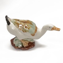 Multicolor Ceramic Goose Duck Bird Mid-Century Vintage NOS 3.5&quot; Height - $11.85