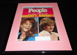 Princess Diana &amp; Fergie Framed ORIGINAL Vintage 1987 People Magazine Cover  - £47.06 GBP