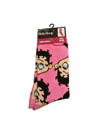 NEW Betty Boop Pink Crew Socks Size 9–13 Equalizer Accessories Cartoon Gift - $197.61 MXN