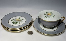 Princess China Tru-Tone Golden Peony Cup and Saucer 2 Extra Saucers Free VTG EUC - £8.22 GBP