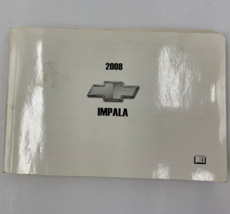 2008 Chevrolet Impala Owners Manual Handbook OEM P03B19006 - £21.10 GBP