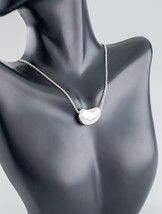 Tiffany &amp; Co. Sterling Silver Elsa Peretti Bean Pendant w/ 18&quot; Chain Retail - £218.73 GBP