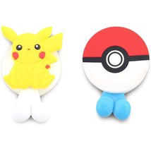 2 Pcs Set Poke Monster Cartoon Anime Toothbrush Holders With Suction Cup For Wal - $25.99