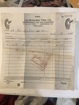 1965 Lee Rodgers Tire Company Birmingham Order Form Invoice Alabama Vint... - $5.93