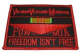 VIETNAM VETERANS MEMORIAL PATCH - $5.00