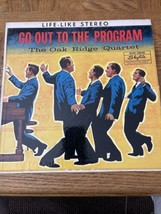 Go Out To The Program Oral Ridge Quartet Album - £16.50 GBP