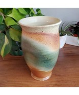 Signed Studio Pottery Vase, Linda Dalton Pottery, Handmade Ceramic Vase - £35.88 GBP
