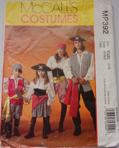 McCall’s Kids Size 3-8 Pirate Costumes #MP392 Missing Pieces - $1.99