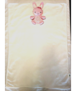 Little Me Bunny Cuddle Play Blanket Lovey Crinkly Squeak 30x40 XL Pink P... - $15.34
