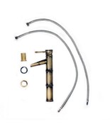 Single Hole  Bathroom Bamboo Vessel Filler Faucet mixer Antique deck mou... - $1,423.42 MXN
