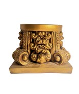 Pedestal. Vintage Style Bronze Color. Column. Plant Holder. Candle Base.... - £42.15 GBP