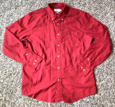 Southern Tide Shirt Mens Large Red Skipjack Classic Fit Button Down Up C... - $22.65