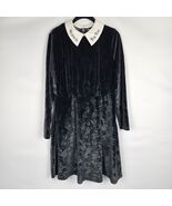 DISNEYLoungefly Stitch Shoppe Womens Dress Small  VILLAINS VELVET EMBOSS... - $61.97
