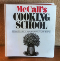 McCall&#39;s Cooking School Mistake Proof Recipes Binder 1986 - £11.93 GBP