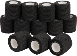 12-Rolls Self Adhesive Bandage Wrap, Vet Tape, Medical Tape (2 In x 5 Yds)  - £13.44 GBP