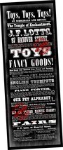 NEW Photographic ART PRINT from Vintage Broadsheet : Toys Toys Toys! at ... - £140.95 GBP