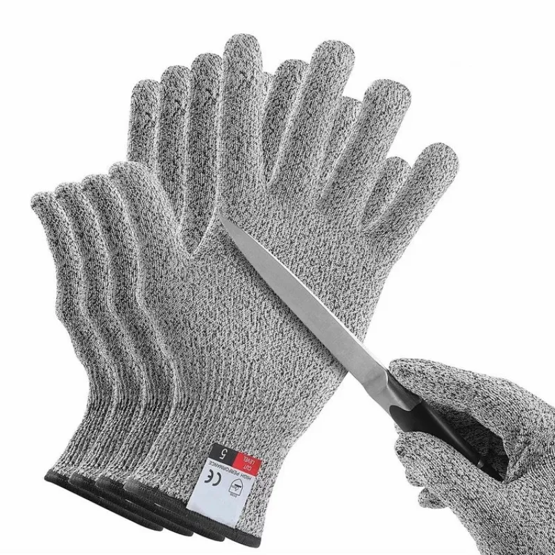 5 Level Safety Anti-cut Work Gloves Cut-Resistant Safety Gloves Anti Cut Proof - £11.03 GBP+