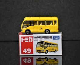 Tomica No 49 Toyota Coaster Kindergarten Bus Yellow Diecast Model Scale ... - $12.60
