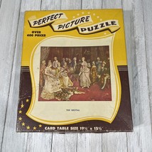 Vintage Perfect Picture Jigsaw Puzzle Over 400 Pieces The Recital 19.5” X 15.5” - £10.46 GBP
