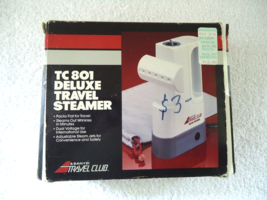 &quot; Nos &quot; Nib &quot; Sanyei Travel Club TC801 Deluxe Travel Steamer &quot; Great Item &quot; - £30.79 GBP