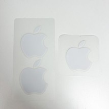 Authentic Apple White Logo Sticker Decals 3 iPod iPad iPhone Case Sticke... - $3.95
