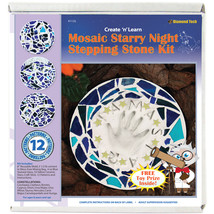 Mosaic Stepping Stone Kit-Starry Night - £20.60 GBP