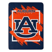 AUBURN OFFICIAL NCAA &quot;Dimensional&quot; Micro Raschel Throw Blanket; 46&quot; x 60&quot; - £27.66 GBP